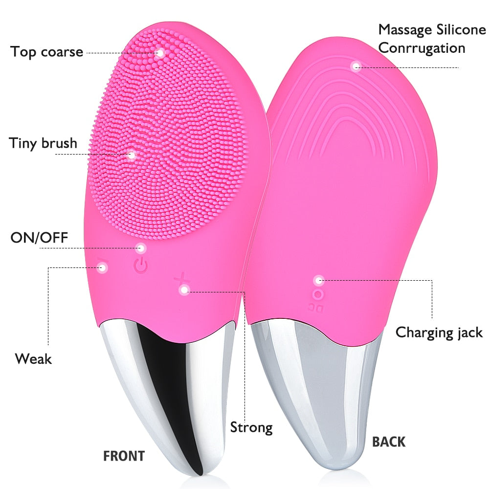 Mini Electric Facial Cleansing Brush