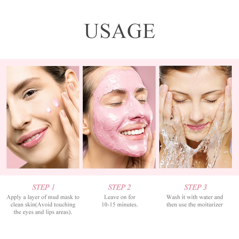 Sakura Mud Face Mask Anti Wrinkle - 7pcs