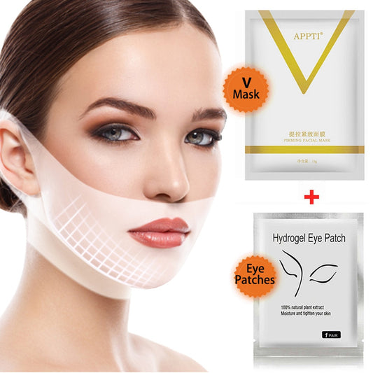 Face Lifting Mask With Eye Patches