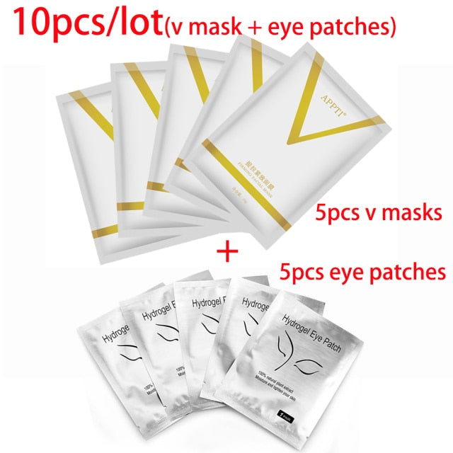 Face Lifting Mask With Eye Patches